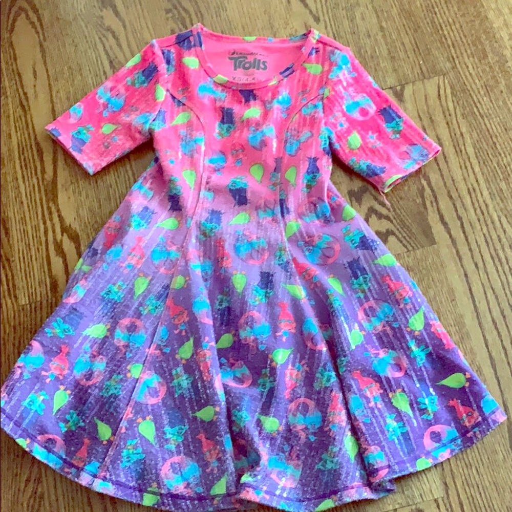 TROLLS KIDS SKATER DRESS
